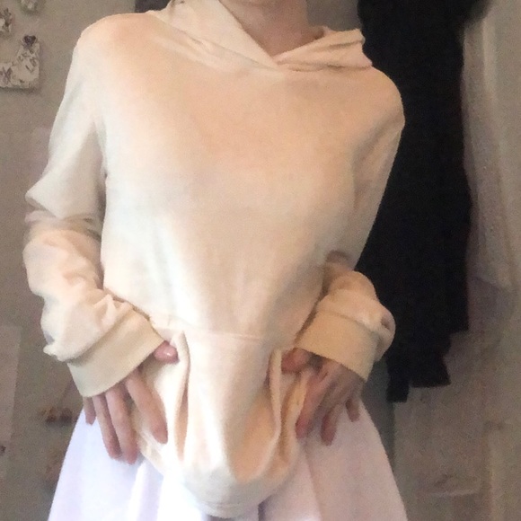 ROOTS thin velvet sweater > crème - Picture 2 of 3